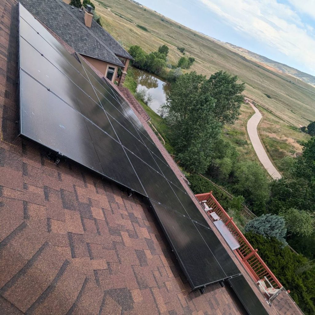 rooftop solar panel installation in fort collins, colorado
