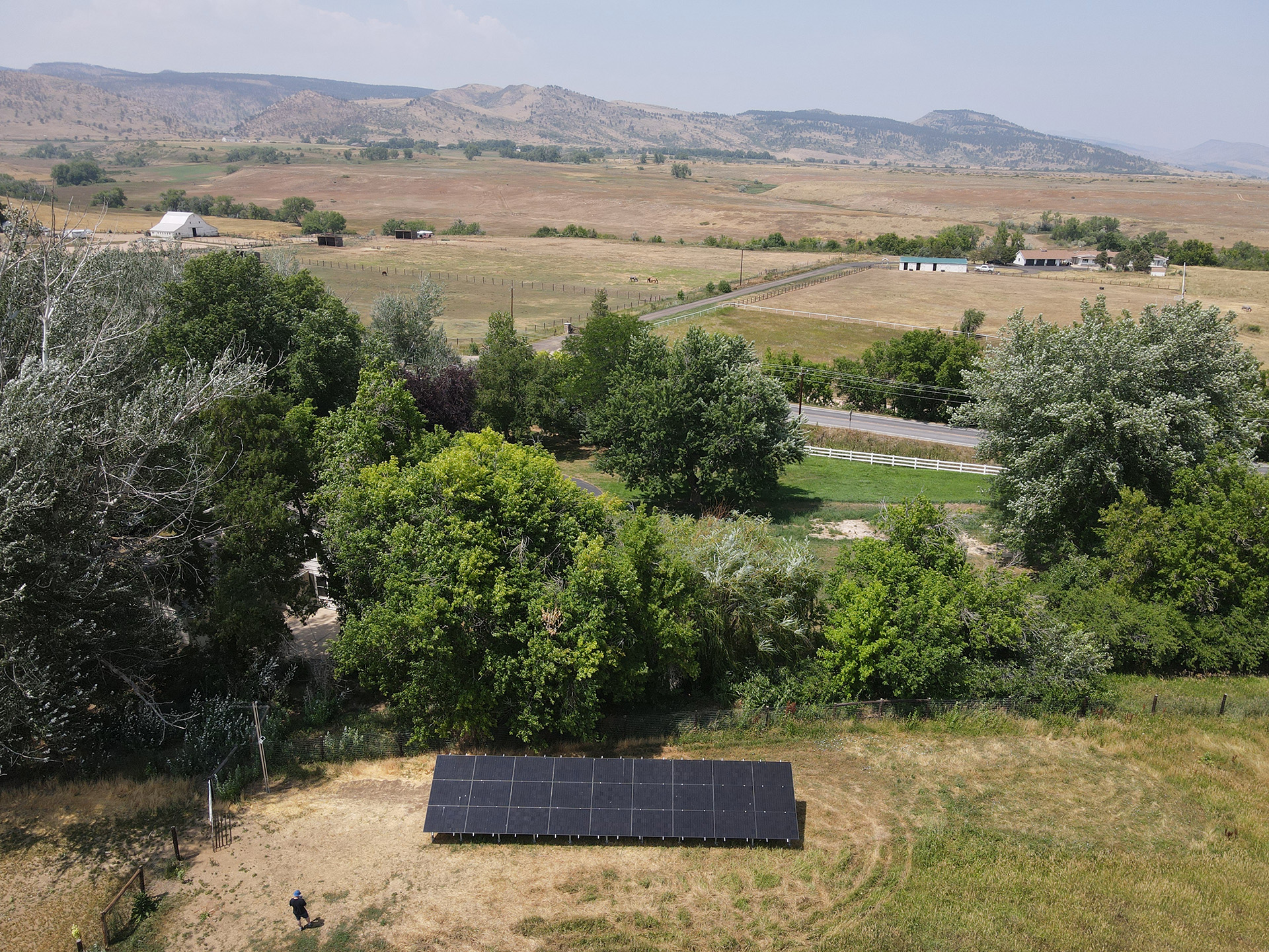 Ground Mounted Solar Array in Beautiful Colorado Landscape | Solar Power Pros