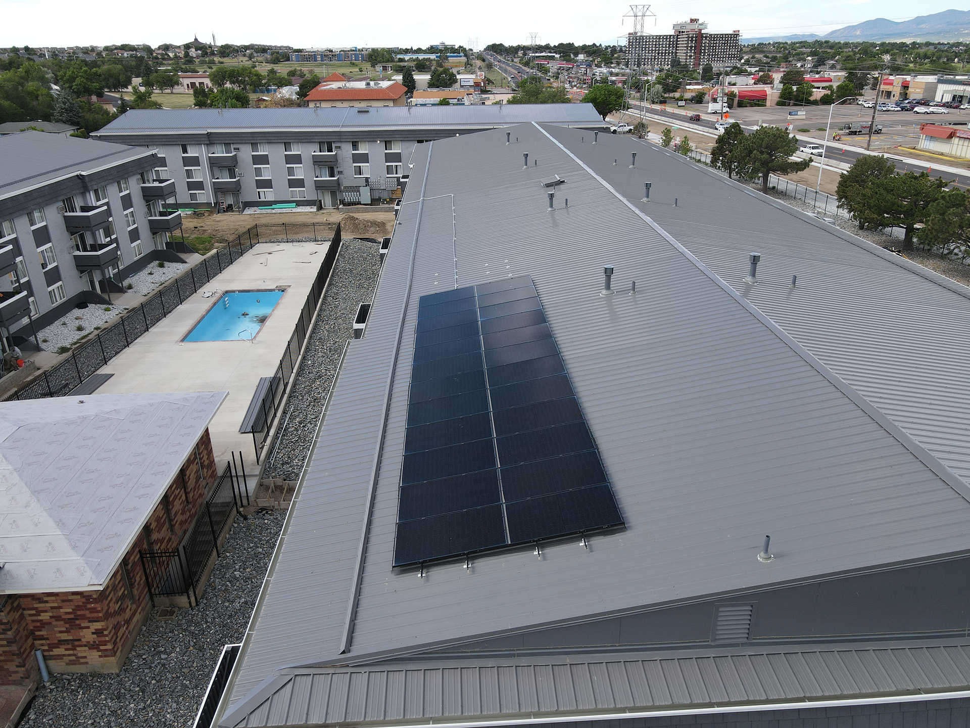 Colorado Commercial Solar Installation on Metal Roof | Solar Power Pros