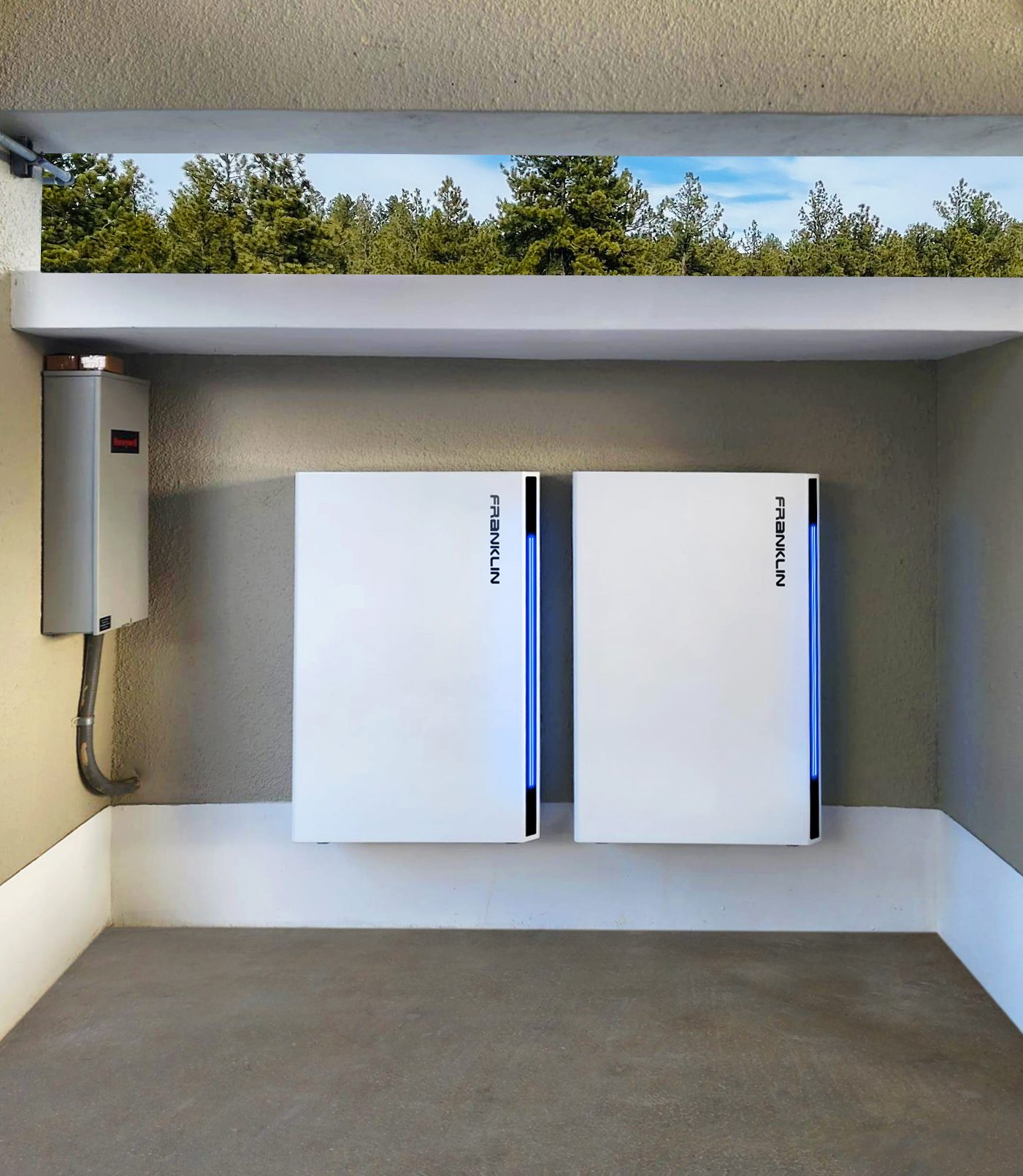 FranklinWH Battery Installation Pic in Colorado Landscape