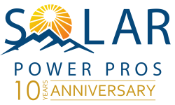 solar power pros 10th anniversary logo