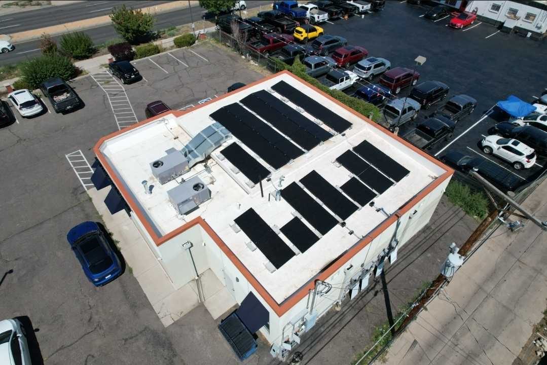 Solar Power Pros Commercial Solar Installation on Flat Roof
