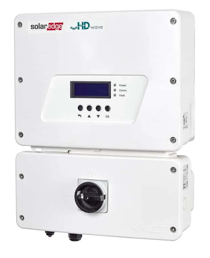 SolarEdge Inverter with LCD Display Screen