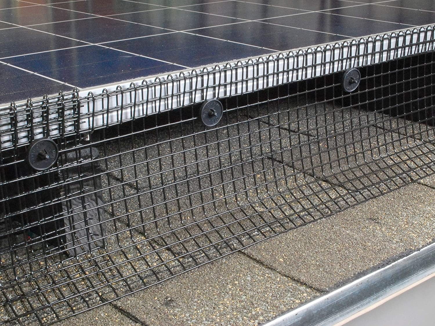 Solar Power Pros installation of Critter Guard for solar panels in Colorado
